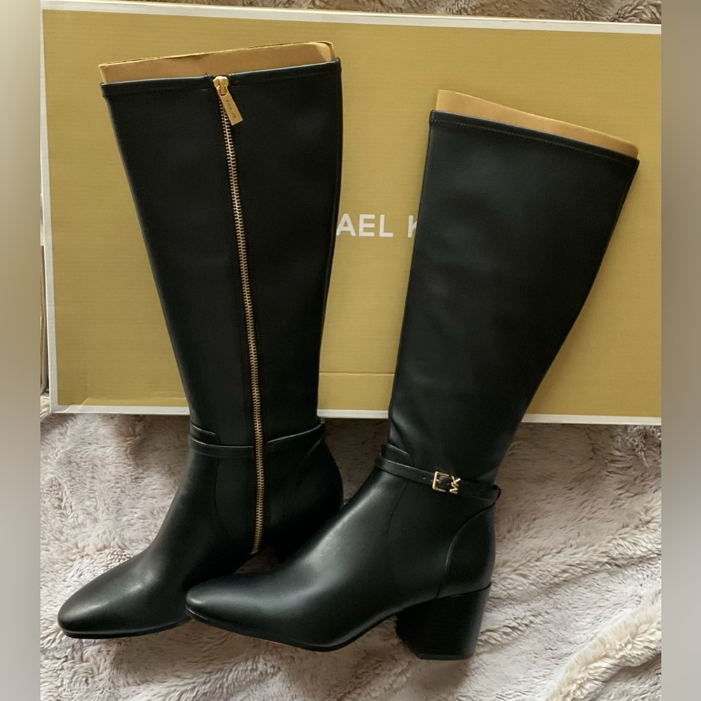 Michael Kors Ella Block Heel Boot - Picture 2 of 11